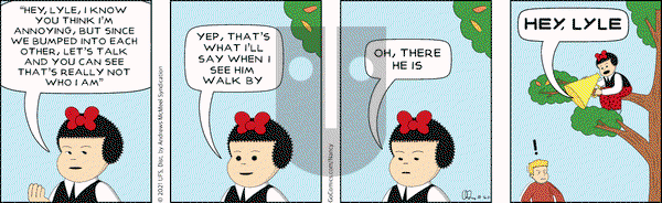 Nancy - Saturday October 16, 2021 Comic Strip