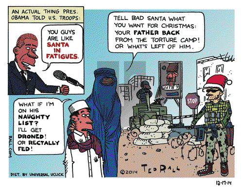 Ted Rall on Wednesday December 17, 2014 Comic Strip