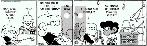 FoxTrot on Friday March 19, 1993 Comic Strip