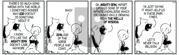 Cow and Boy Classics on Monday March 20, 2006 Comic Strip