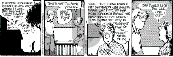 For Better or For Worse on Tuesday October 8, 1996 Comic Strip