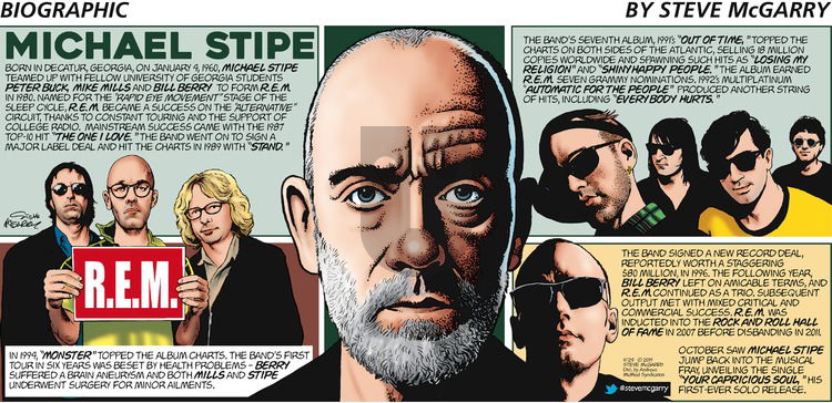 Biographic on Sunday November 24, 2019 Comic Strip