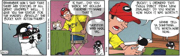 Get Fuzzy on Thursday August 26, 2004 Comic Strip