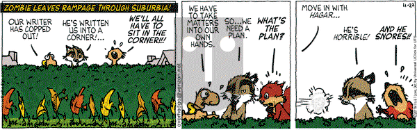 Over the Hedge on Tuesday November 22, 2011 Comic Strip