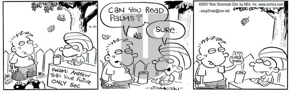 Soup to Nutz - Old on Wednesday September 12, 2007 Comic Strip