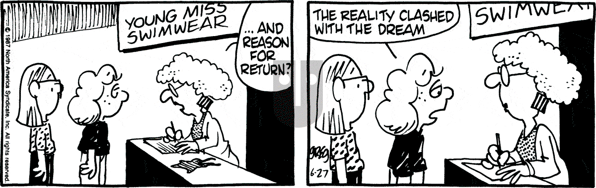 Luann - Saturday June 27, 1987 Comic Strip