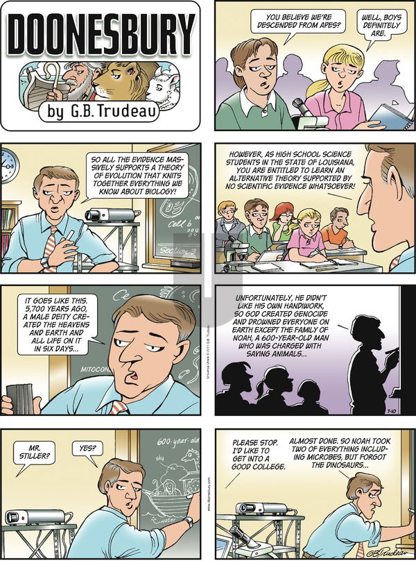 Doonesbury on Sunday July 10, 2011 Comic Strip