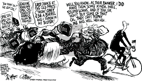Pat Oliphant - Wednesday January 26, 1983 Comic Strip