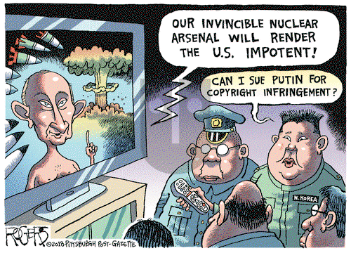 Rob Rogers on Tuesday March 6, 2018 Comic Strip