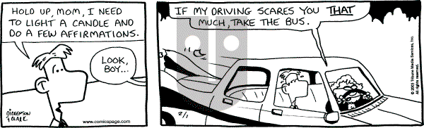 Lola on Saturday February 1, 2003 Comic Strip