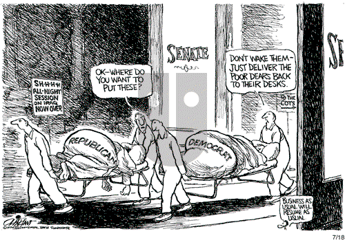 Pat Oliphant on Wednesday July 18, 2007 Comic Strip