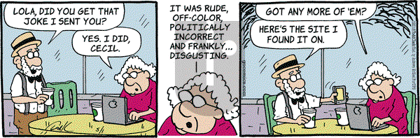 Lola on Tuesday May 1, 2018 Comic Strip