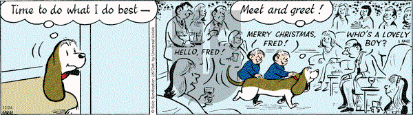 Fred Basset on Saturday December 24, 2016 Comic Strip