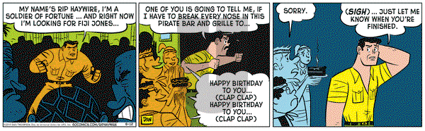 Rip Haywire on Friday June 12, 2015 Comic Strip