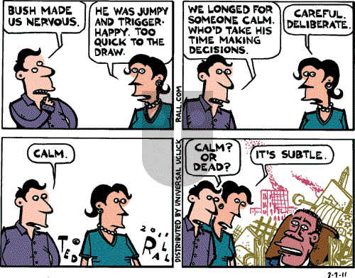Ted Rall on Monday March 7, 2011 Comic Strip