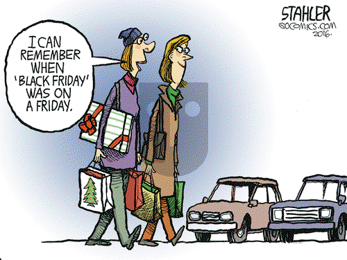 Jeff Stahler - Wednesday November 23, 2016 Comic Strip