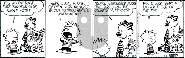 Calvin and Hobbes - Tuesday August 24, 2021 Comic Strip