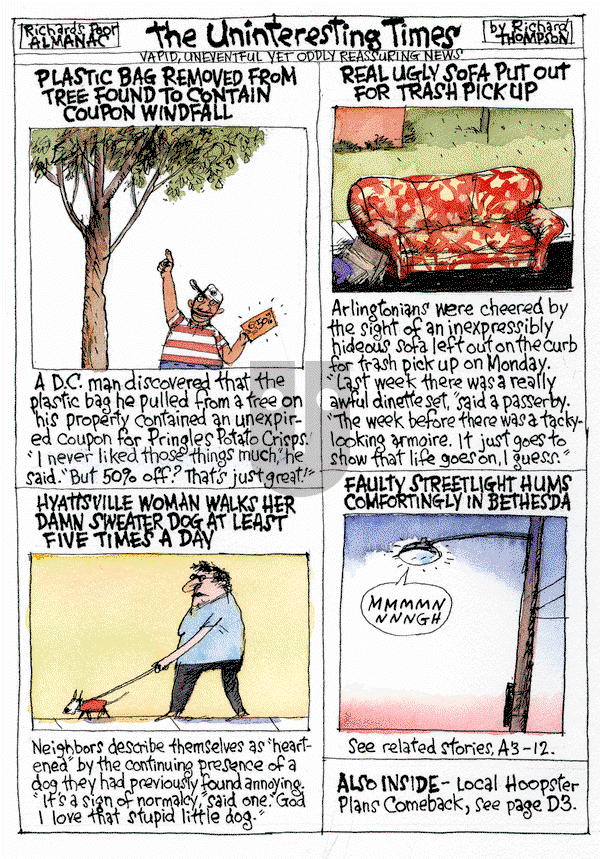 Richard's Poor Almanac on Wednesday March 18, 2015 Comic Strip
