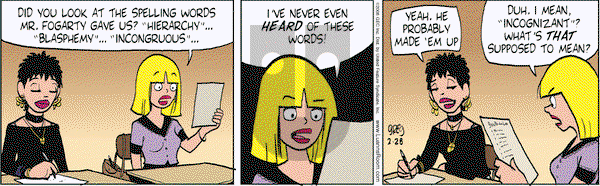 Luann on Thursday February 28, 2008 Comic Strip