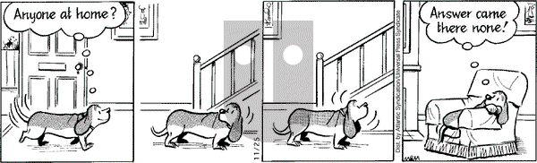 Fred Basset on Tuesday November 25, 2008 Comic Strip