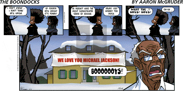 The Boondocks on Sunday September 18, 2011 Comic Strip