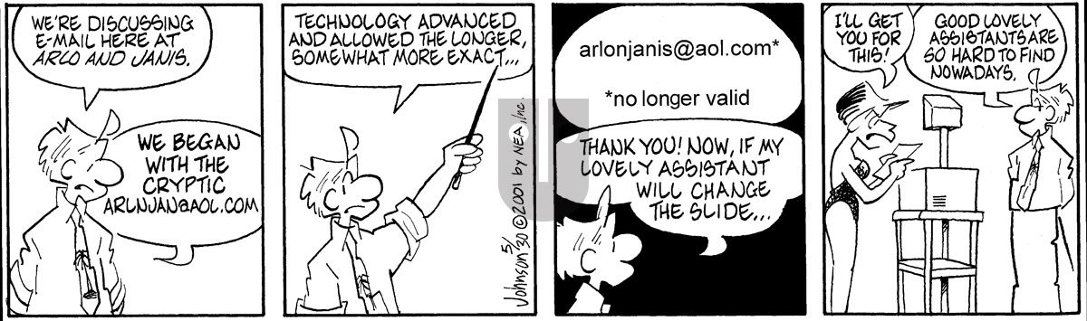 Arlo and Janis - Wednesday May 30, 2001 Comic Strip