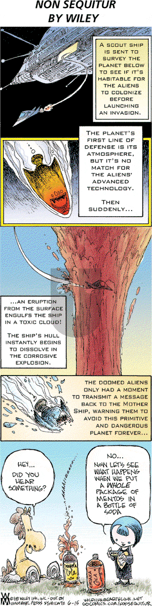Non Sequitur on Monday July 21, 2008 Comic Strip