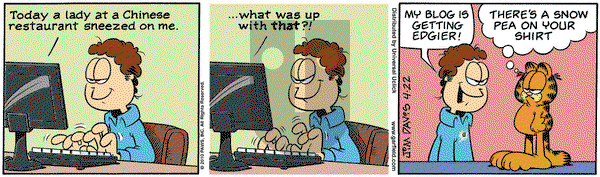 Garfield on Thursday April 22, 2010 Comic Strip