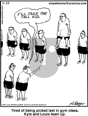 Close to Home - Friday November 23, 2001 Comic Strip