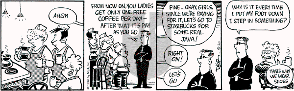 Betty on Wednesday August 21, 1996 Comic Strip