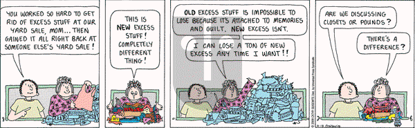 Cathy Classics - Thursday June 18, 2009 Comic Strip