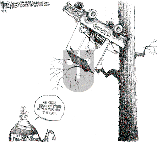 Matt Davies on Sunday December 21, 2008 Comic Strip