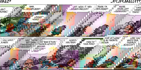 Frazz on Sunday April 13, 2003 Comic Strip