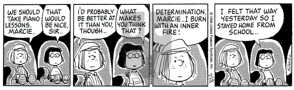 Peanuts on Friday December 20, 1996 Comic Strip