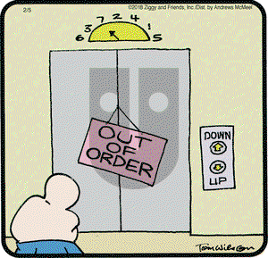 Ziggy on Monday February 5, 2018 Comic Strip