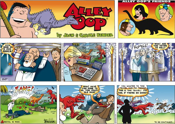 Alley Oop on Sunday August 27, 2017 Comic Strip