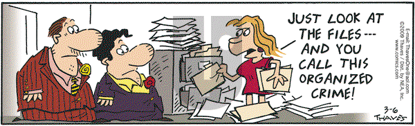 Frank and Ernest on Friday March 6, 2009 Comic Strip