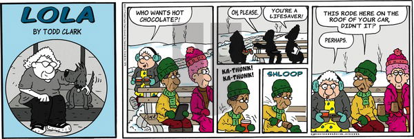 Lola on Sunday January 15, 2017 Comic Strip