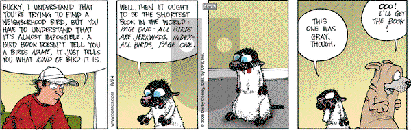 Get Fuzzy on Thursday August 24, 2006 Comic Strip
