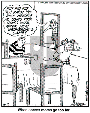 Close to Home on Sunday March 12, 2000 Comic Strip