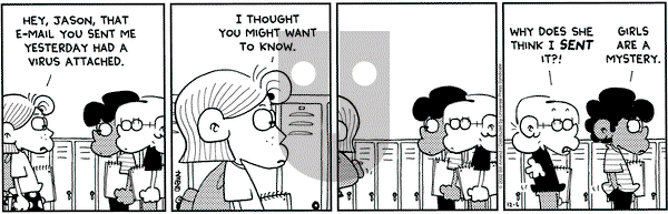 FoxTrot - Friday December 6, 2002 Comic Strip