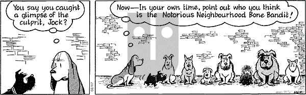 Fred Basset on Tuesday February 17, 2004 Comic Strip