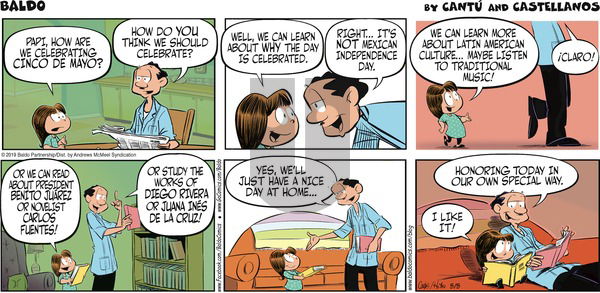 Baldo on Sunday May 5, 2019 Comic Strip