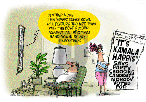 Mike Lester - Monday July 29, 2024 Comic Strip