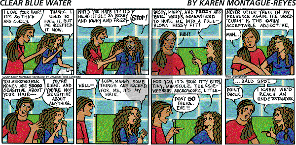 Clear Blue Water on Sunday May 9, 2004 Comic Strip