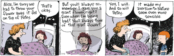 Cul de Sac on Friday July 13, 2012 Comic Strip