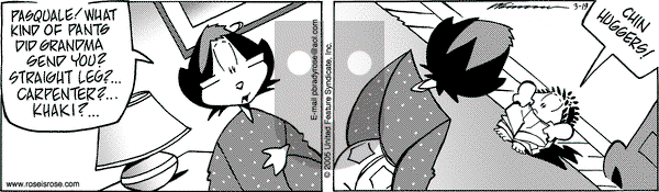 Rose is Rose on Saturday March 19, 2005 Comic Strip