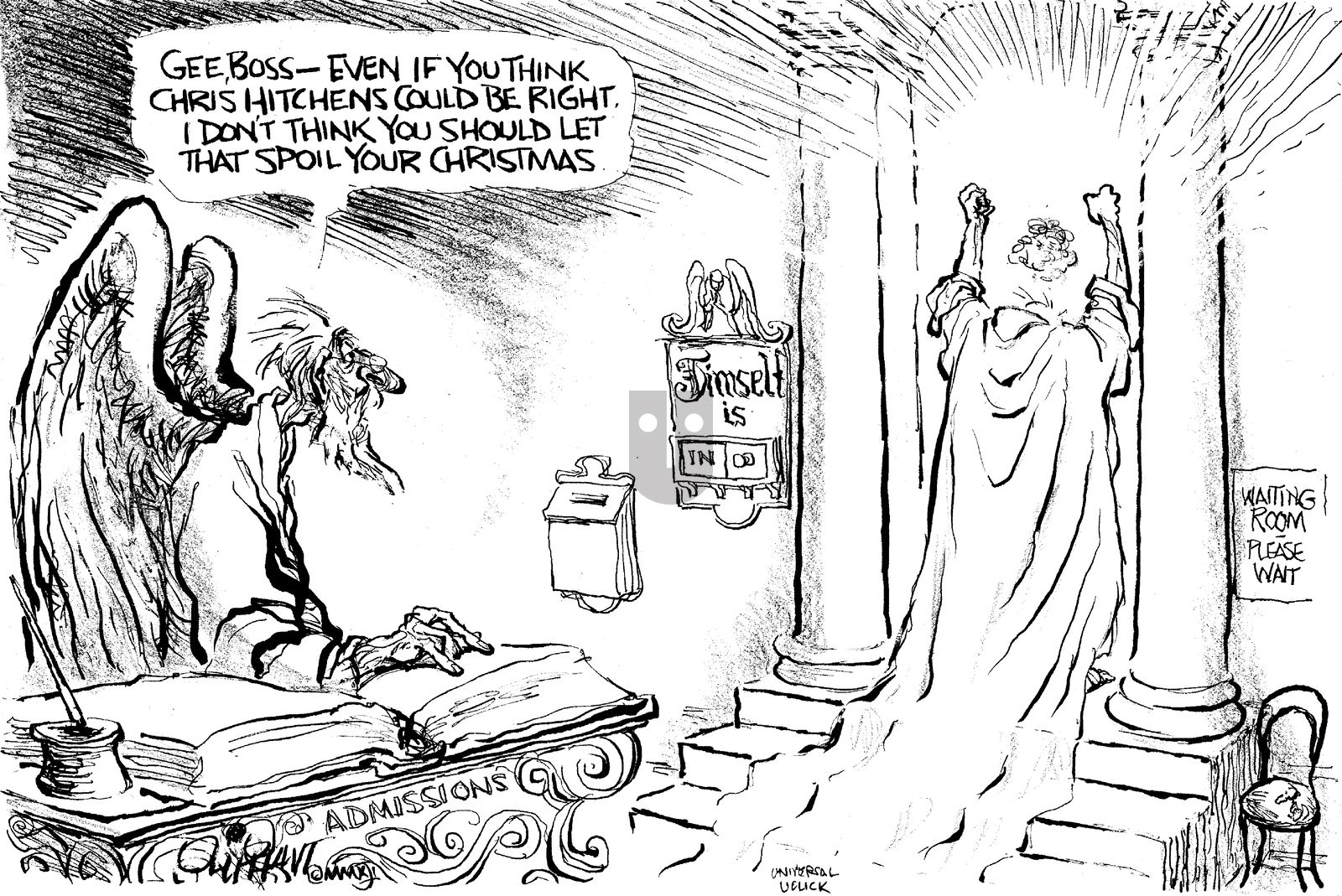 Pat Oliphant - Monday December 19, 2011 Comic Strip