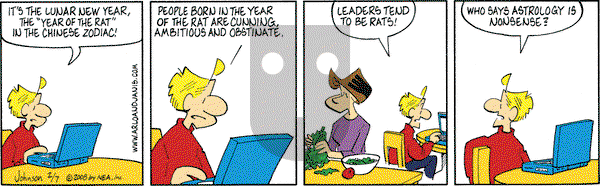 Arlo and Janis on Thursday February 7, 2008 Comic Strip
