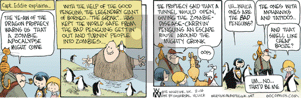 Non Sequitur - Thursday February 16, 2012 Comic Strip